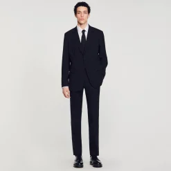 Sandro Paris Trajes & Smokings<Chaqueta De Traje De Lana Virgen