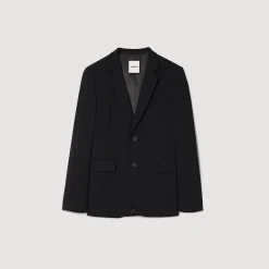 Sandro Paris Trajes & Smokings<Chaqueta De Traje De Lana Virgen