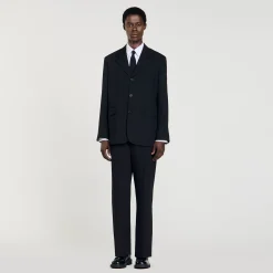 Sandro Paris Trajes & Smokings<Chaqueta De Traje Sobredimensionada