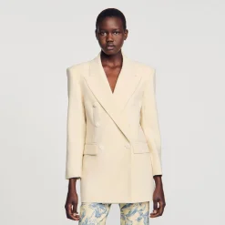 Sandro Paris Cazadoras & Chaquetas<Chaqueta Sastre Cruzada