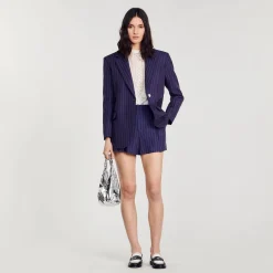 Sandro Paris Conjuntos<Chaqueta Sastre De Rayas