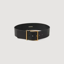 Sandro Paris Cinturones<Cinturon Ancho De Piel