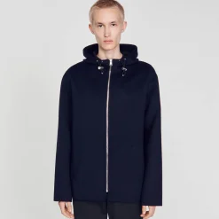 Sandro Paris Abrigos & Cazadoras<Cortavientos Con Capucha