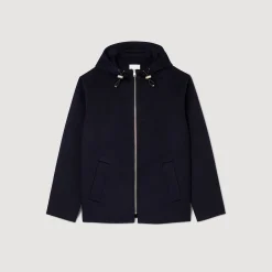 Sandro Paris Abrigos & Cazadoras<Cortavientos Con Capucha