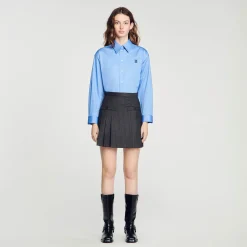 Sandro Paris Faldas & Shorts<Falda Corta A Rayas
