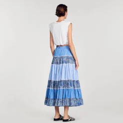 Sandro Paris Faldas & Shorts<Falda Larga Patchwork