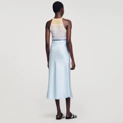 Sandro Paris Faldas & Shorts<Falda Larga Satinada