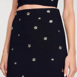 Sandro Paris Conjuntos<Falda Midi De Punto