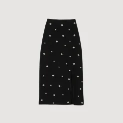 Sandro Paris Conjuntos<Falda Midi De Punto