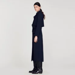 Sandro Paris Abrigos<Gabardina Larga