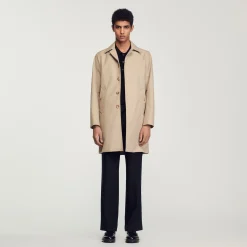 Sandro Paris Abrigos & Cazadoras<Impermeable Recto