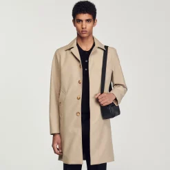 Sandro Paris Abrigos & Cazadoras<Impermeable Recto