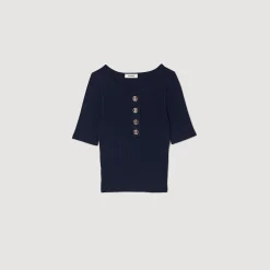 Sandro Paris Jerseys & Cárdigans<Jersey Corto De Punto