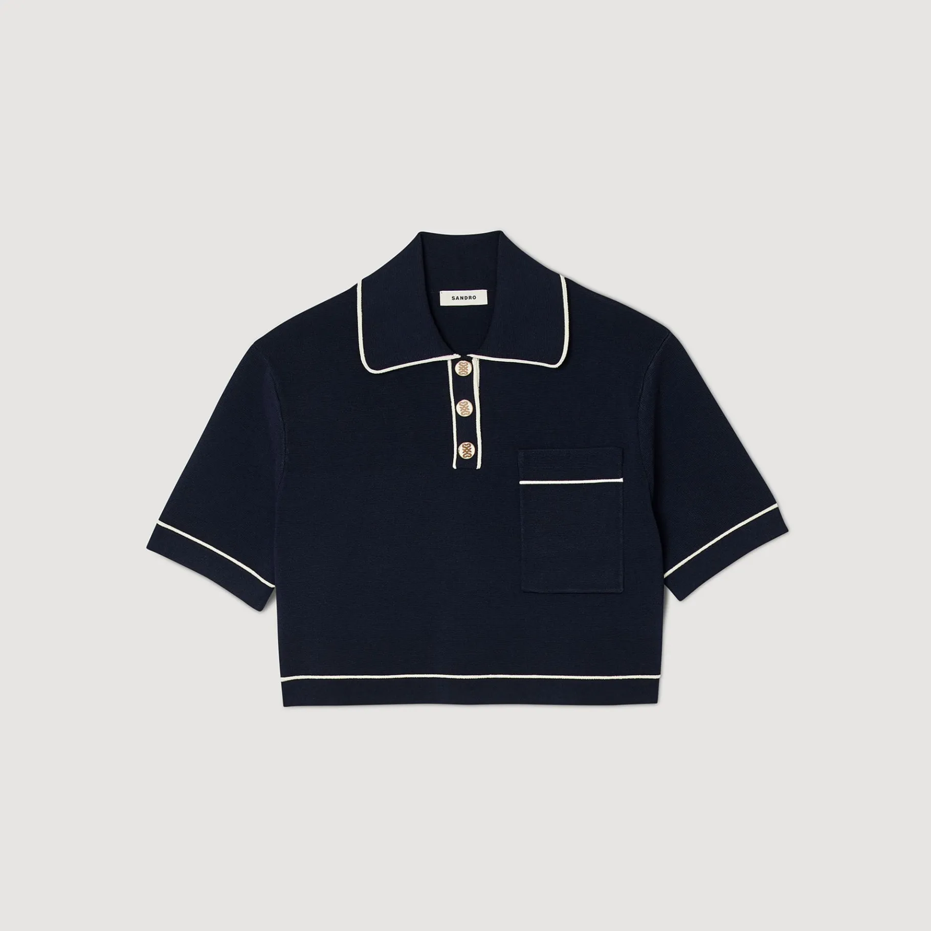 Sandro Paris Jerseys & Cárdigans<Jersey Corto Tipo Polo