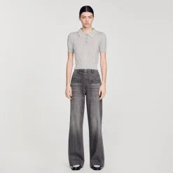 Sandro Paris Jerseys & Cárdigans<Jersey Corto Tipo Polo