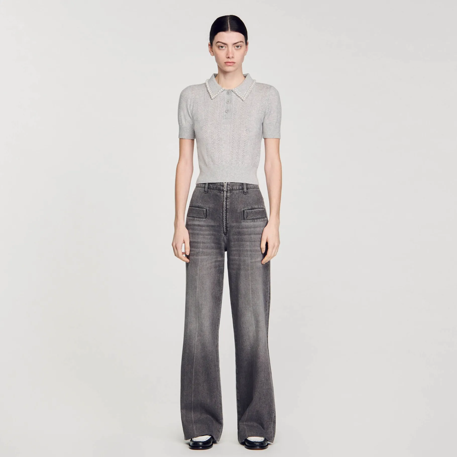 Sandro Paris Jerseys & Cárdigans<Jersey Corto Tipo Polo