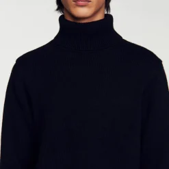 Sandro Paris Jerséis & Chalecos<Jersey Cuello Vuelto De Lana Y Cachemira