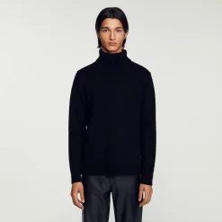 Sandro Paris Jerséis & Chalecos<Jersey Cuello Vuelto De Lana Y Cachemira