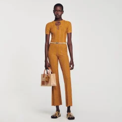 Sandro Paris Conjuntos<Jersey De Punto Brillante