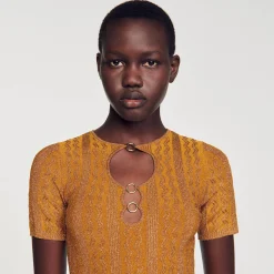 Sandro Paris Conjuntos<Jersey De Punto Brillante