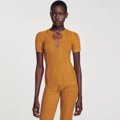 Sandro Paris Conjuntos<Jersey De Punto Brillante