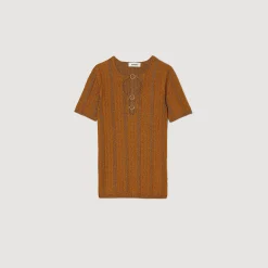 Sandro Paris Conjuntos<Jersey De Punto Brillante