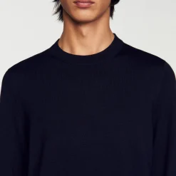 Sandro Paris Jerséis & Chalecos<Jersey De Punto Fino De Lana