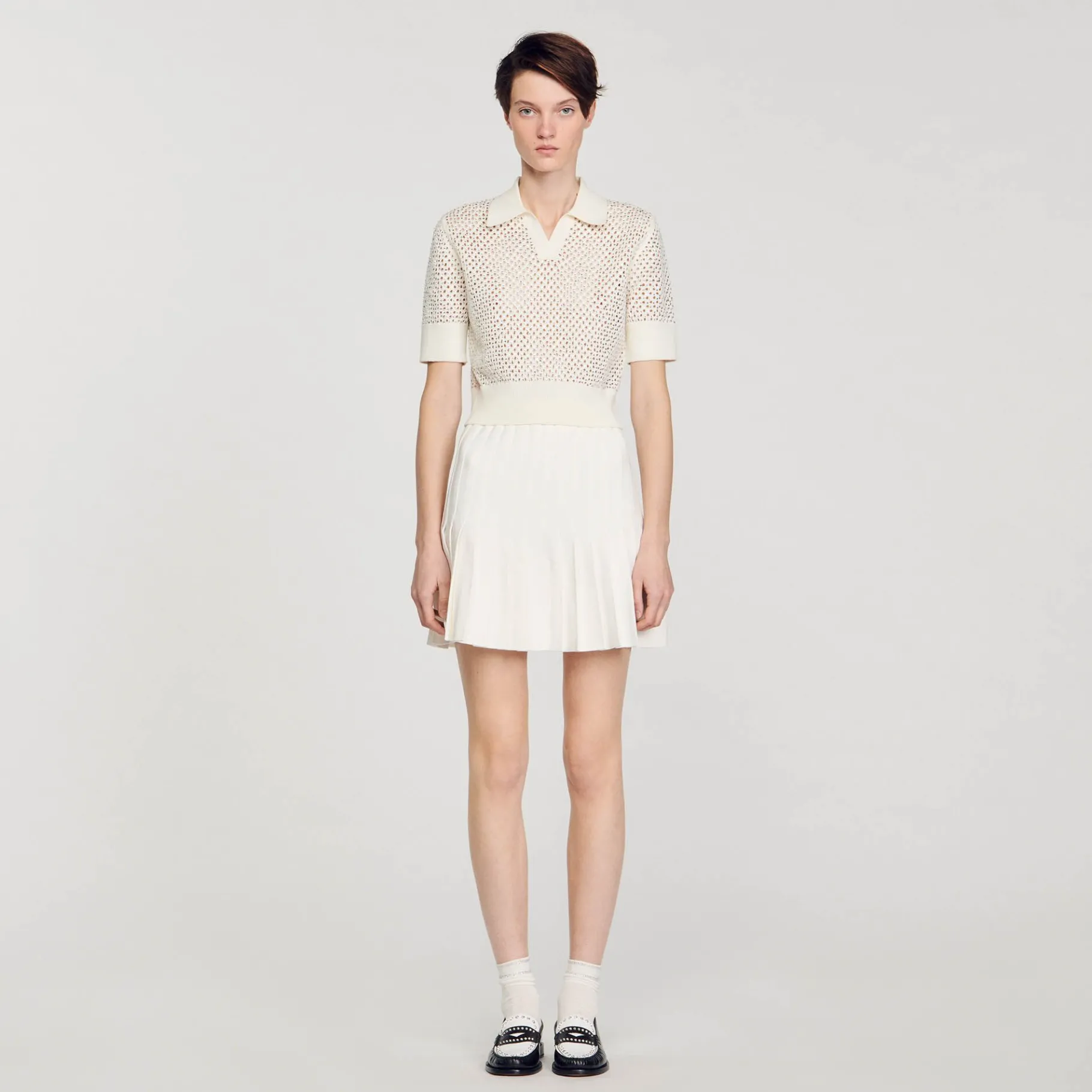 Sandro Paris Jerseys & Cárdigans<Jersey Polo Corto De Punto