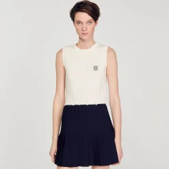 Sandro Paris Jerseys & Cárdigans<Jersey Sin Mangas De Punto