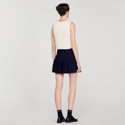 Sandro Paris Jerseys & Cárdigans<Jersey Sin Mangas De Punto