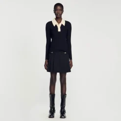 Sandro Paris Jerseys & Cárdigans<Jersey Tipo Polo De Punto