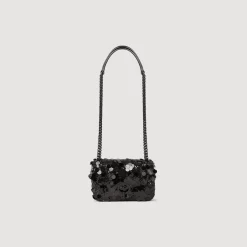 Sandro Paris Bolsos De Hombro<Minibolso Yza Con Lentejuelas