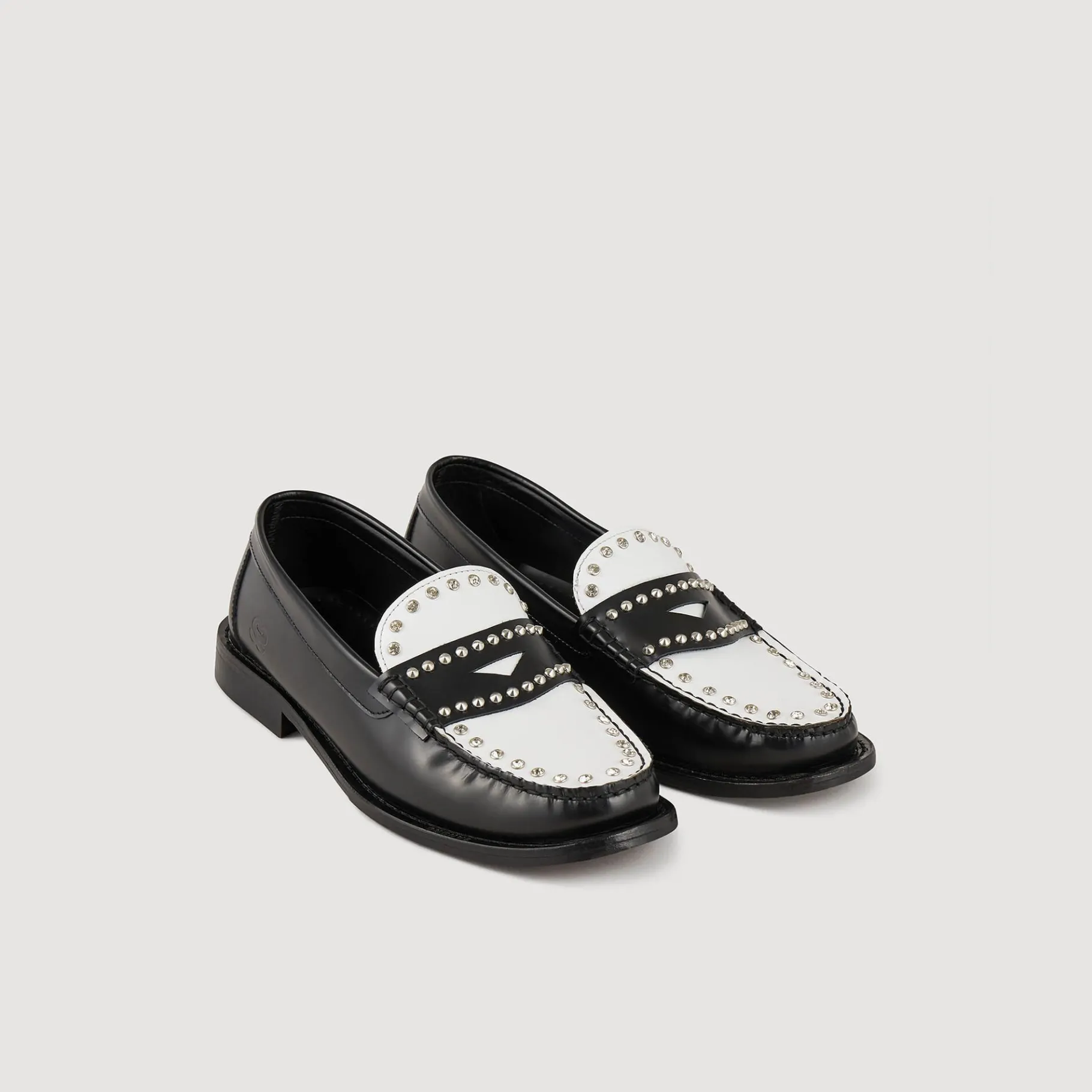 Sandro Paris Mocasines & Mules<Mocasines Bicolores Con Tachuelas