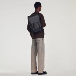Sandro Paris Mochilas<Mochila De Tela Impermeable Square Cross