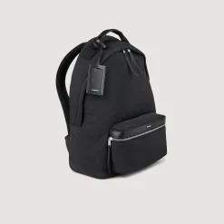 Sandro Paris Mochilas<Mochila De Tela Y Cuero
