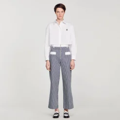 Sandro Paris Vaqueros<Pantalon A Rayas