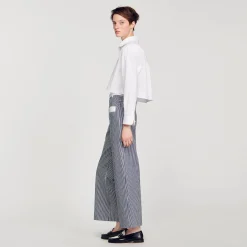 Sandro Paris Vaqueros<Pantalon A Rayas