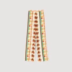 Sandro Paris Pantalones<Pantalon Acampanado Estampado