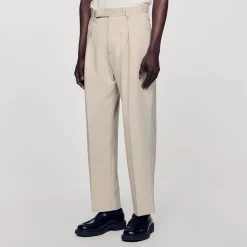 Sandro Paris Pantalones & Bermudas<Pantalon Ancho