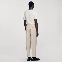 Sandro Paris Pantalones & Bermudas<Pantalon Ancho