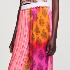 Sandro Paris Pantalones<Pantalon Ancho Estampado