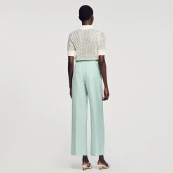 Sandro Paris Trajes<Pantalon Ancho