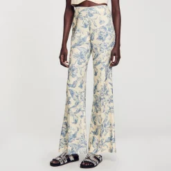 Sandro Paris Conjuntos<Pantalon Con Estampado De Flores