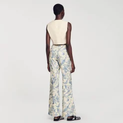 Sandro Paris Conjuntos<Pantalon Con Estampado De Flores