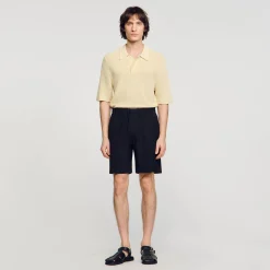 Sandro Paris Pantalones & Bermudas<Pantalon Corto Ancho