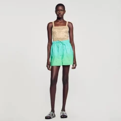 Sandro Paris Faldas & Shorts<Pantalon Corto Con Strass