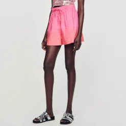 Sandro Paris Conjuntos<Pantalon Corto Con Strass