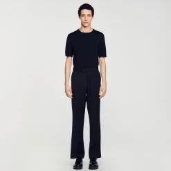 Sandro Paris Pantalones & Bermudas<Pantalon De Mezcla De Lana