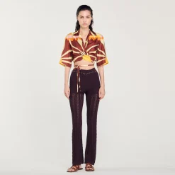 Sandro Paris Pantalones<Pantalon De Punto