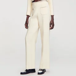 Sandro Paris Conjuntos<Pantalon De Sarga